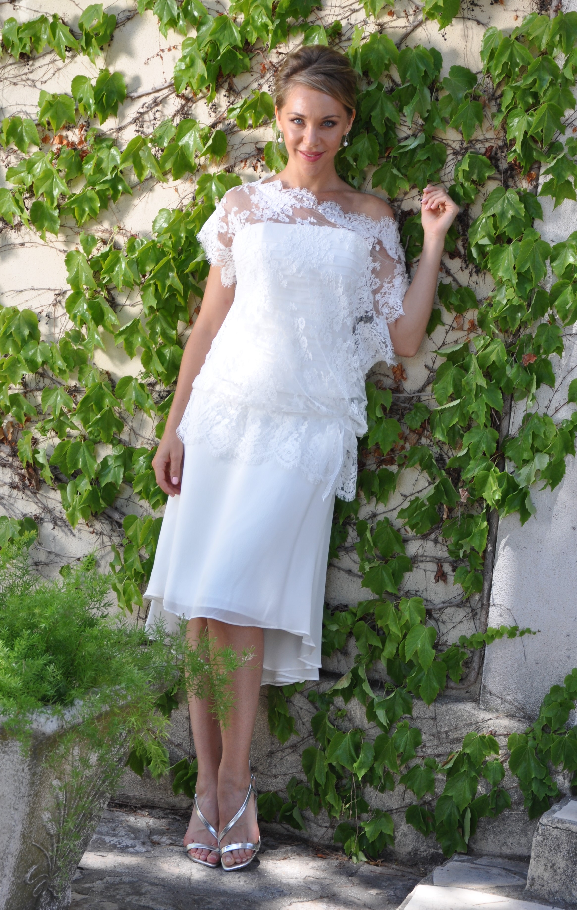 Robe de mariée courte pour mariage civil