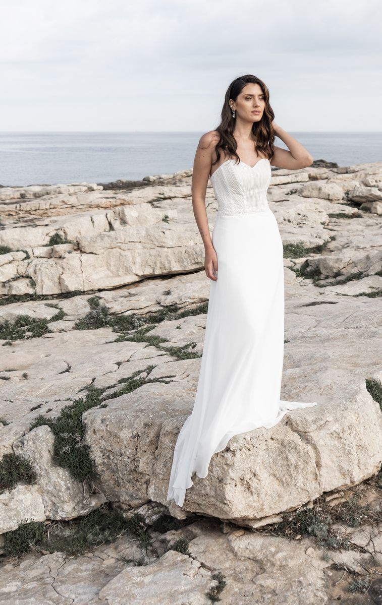 Robe de mariée avec manches 