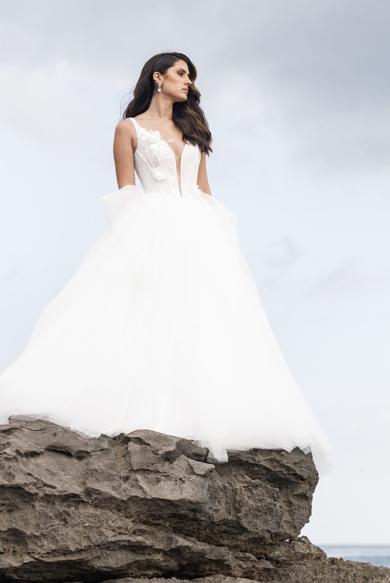 Robe de mariée forme princesse