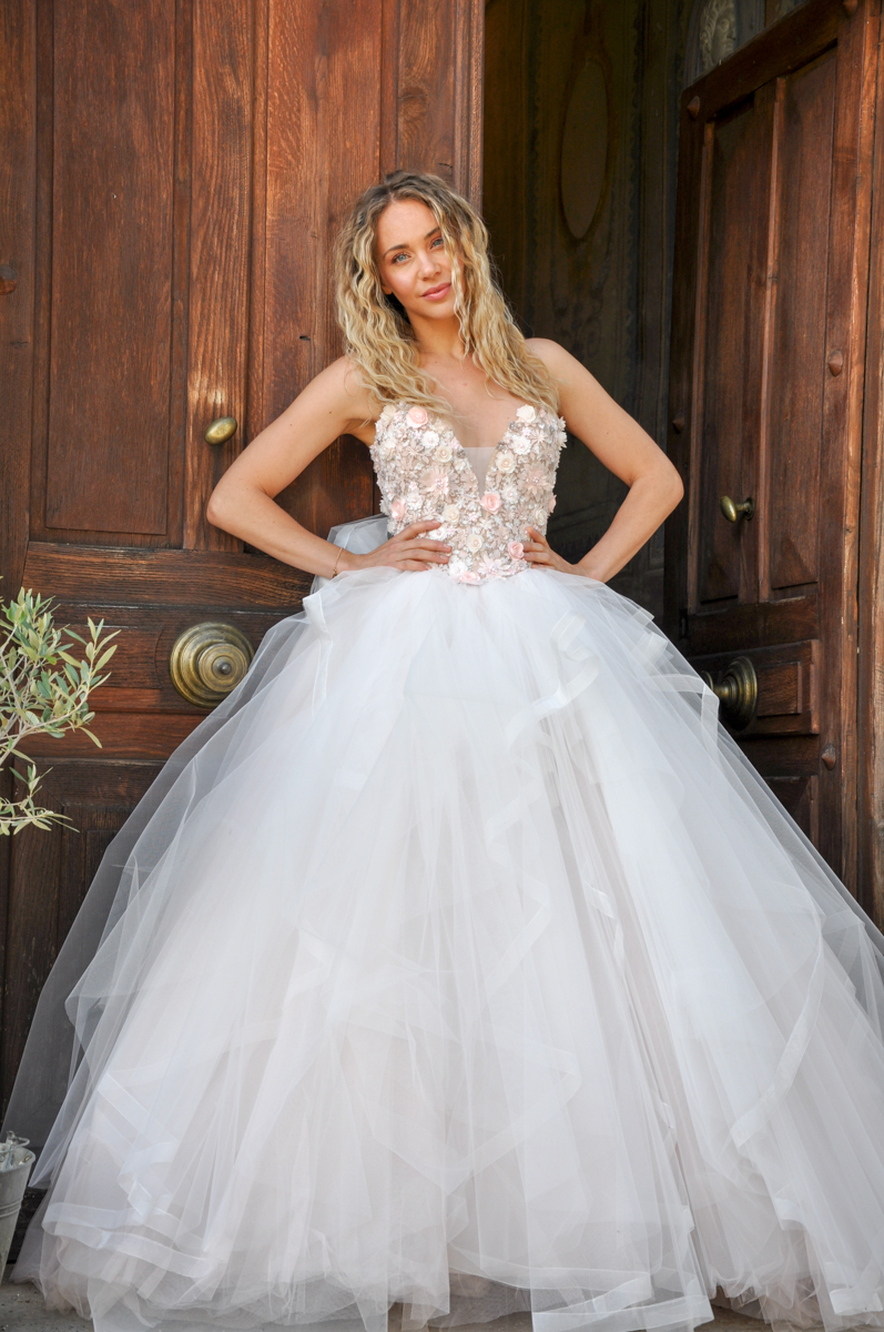 Robe de mariée rose