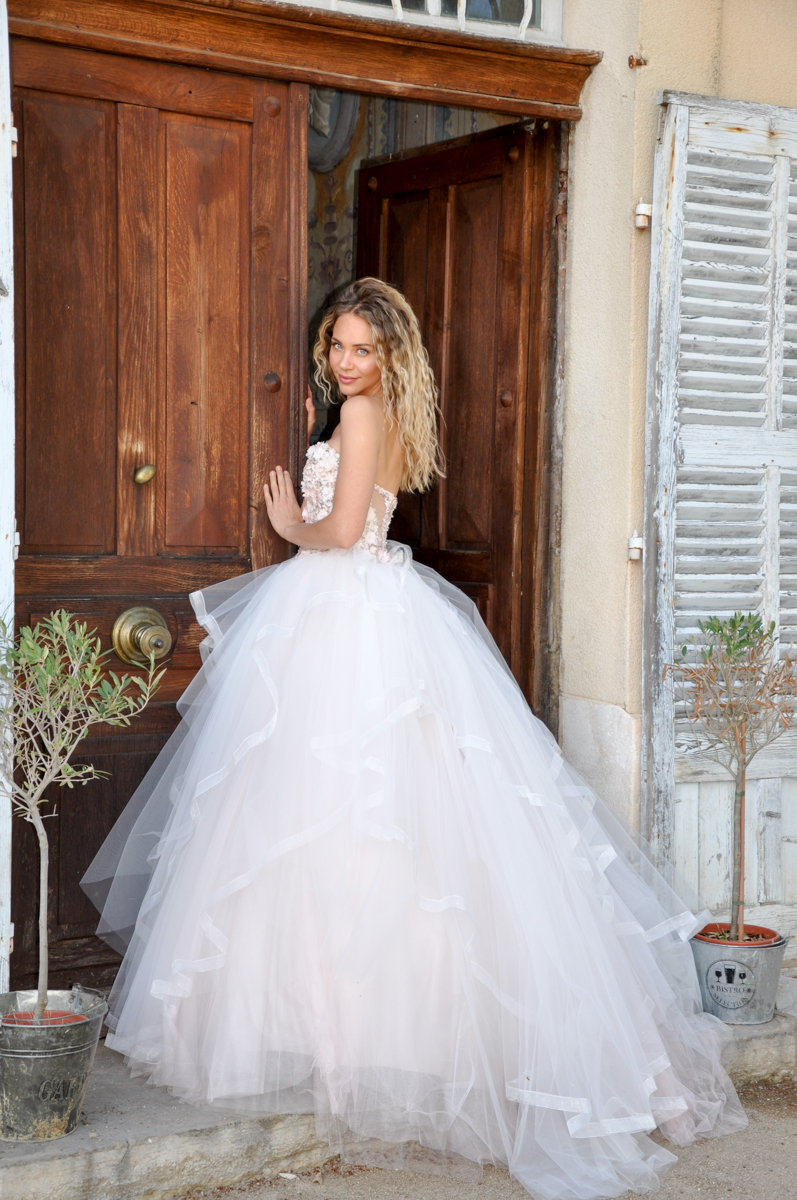 Robe de mariée rose