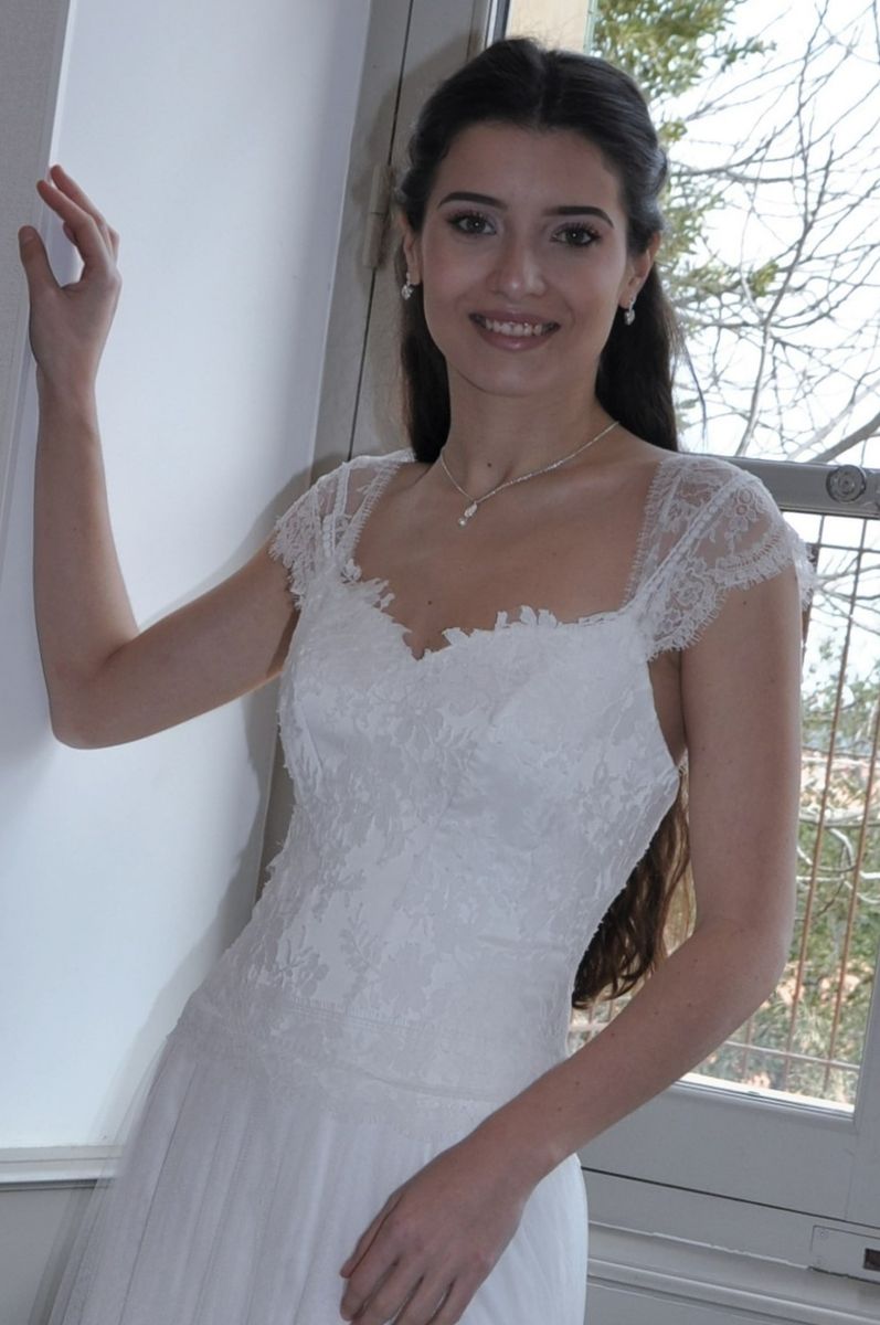 Robe de mariée bohème en dentelle