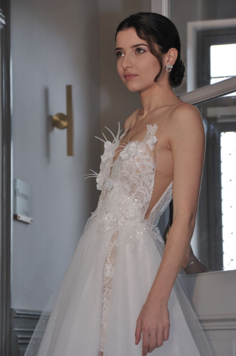 Robe de mariée modifiable courte et longue