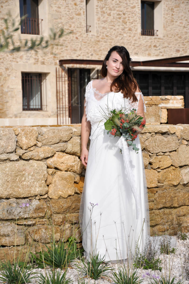 Robe de mariée Coco x annulé tissus en rupture