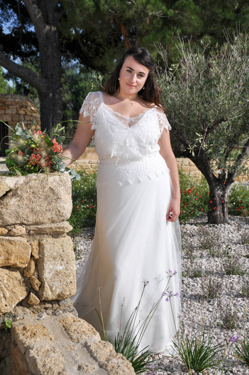 Robe de mariée bohème grande taille