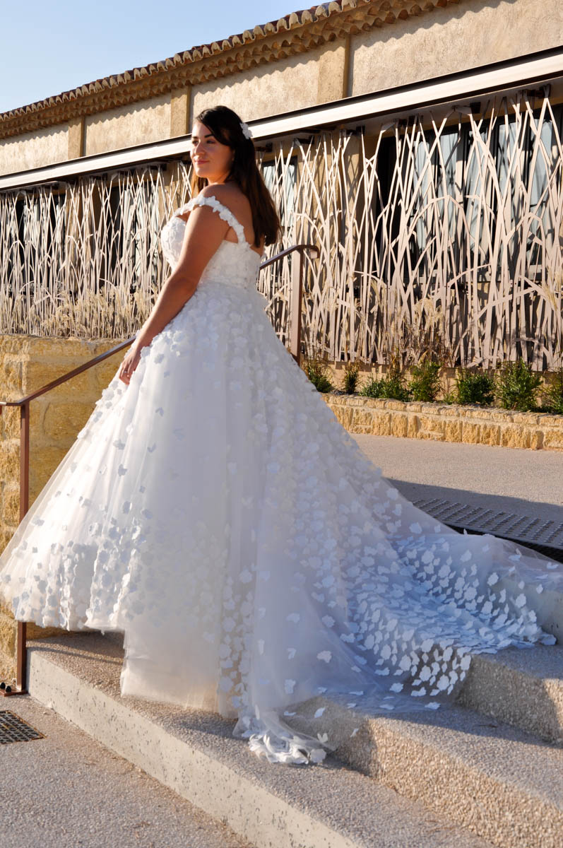 Robe de mariée romantique grande taille