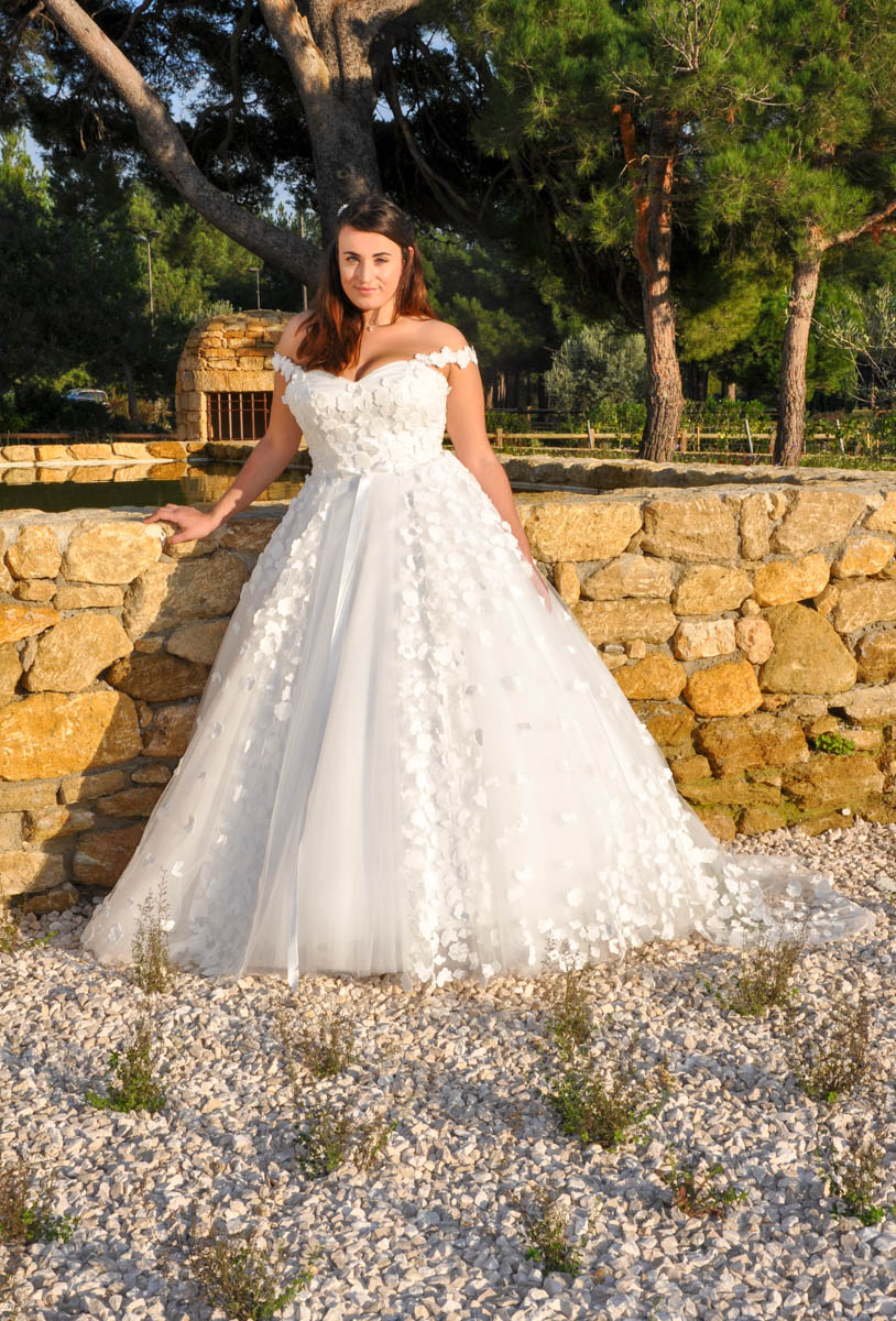 Robe de mariée romantique grande taille