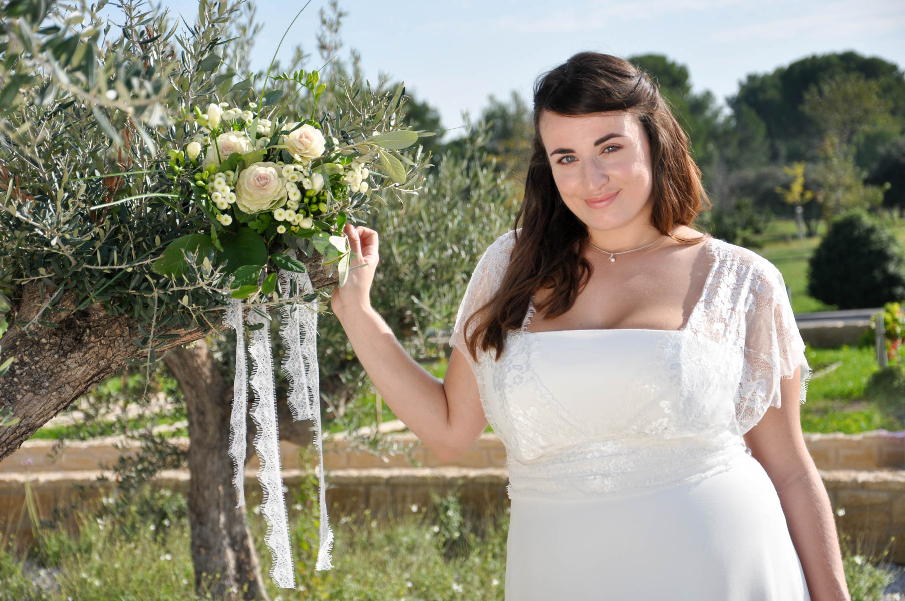 FRIGOLET robe de mariée grande taille tout en fluidité